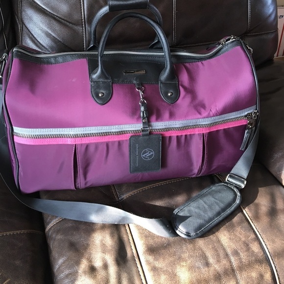 Adrienne Vittadini  Nylon 22" Multi Pocket Duffel Bag - Picture 2 of 16